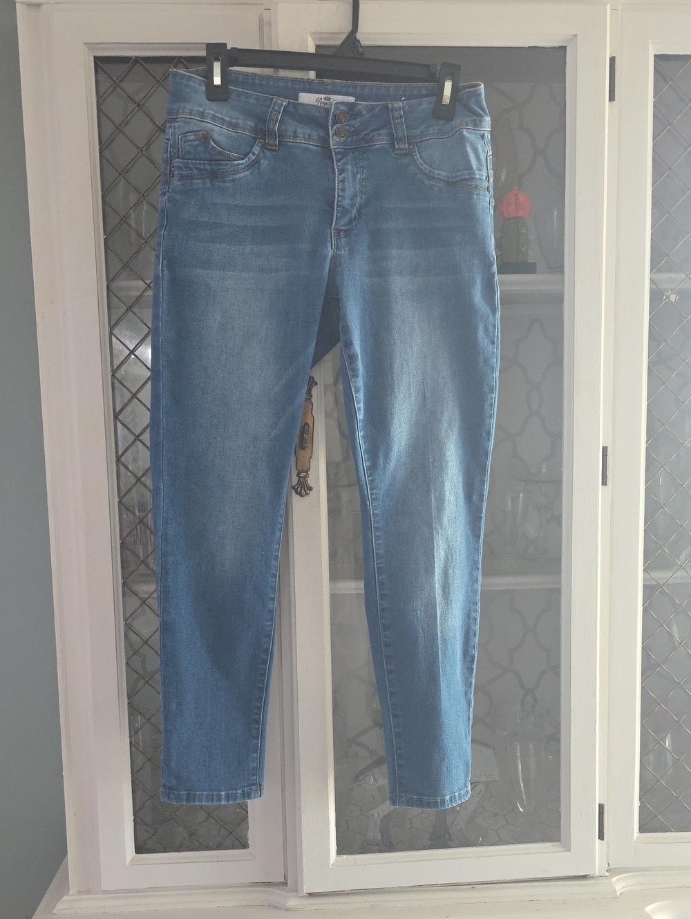 Royalty For Me Skinny Jeans in Light Denim Blue